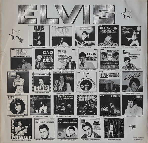 Elvis Presley : Elvis' Golden Records (LP, Comp, RE, Gol)
