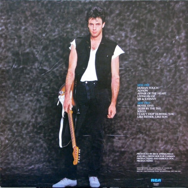 Rick Springfield : Living In Oz (LP, Album)