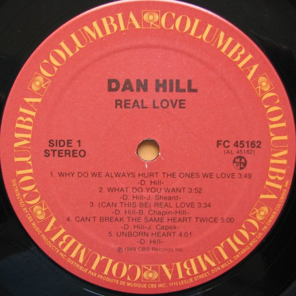 Dan Hill : Real Love (LP, Album)