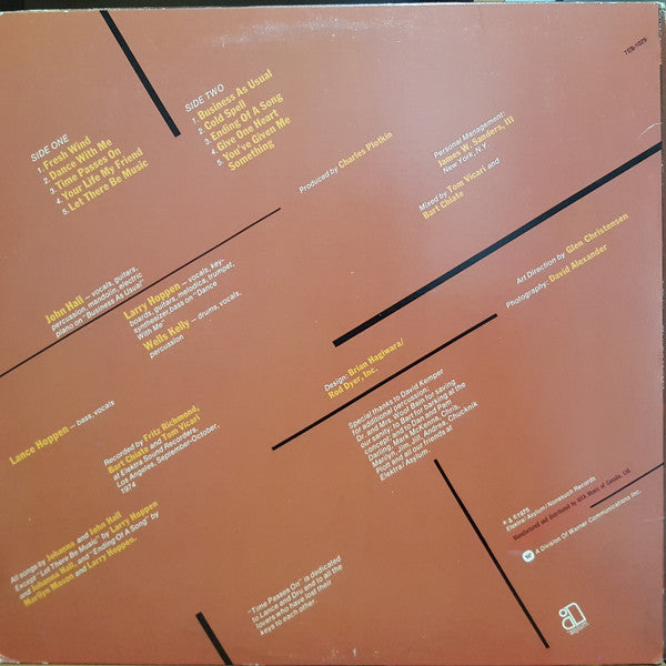 Orleans : Let There Be Music (LP, Album)