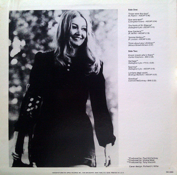 Mary Hopkin : Those Were The Days (LP, Comp)