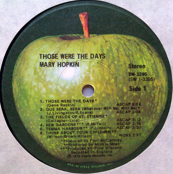 Mary Hopkin : Those Were The Days (LP, Comp)