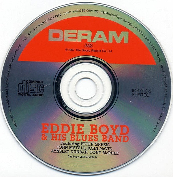 Eddie Boyd And His Blues Band : Eddie Boyd And His Blues Band (CD, Album, RM)