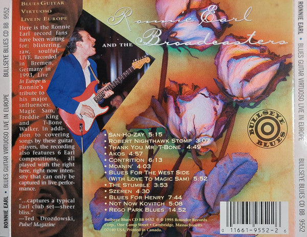 Ronnie Earl And The Broadcasters : Blues Guitar Virtuoso Live In Europe (CD, Album)