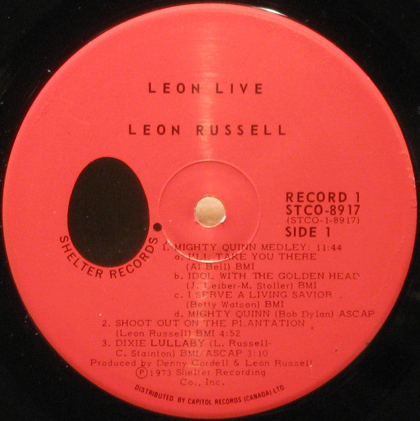Leon Russell : Leon Live (3xLP, Album)