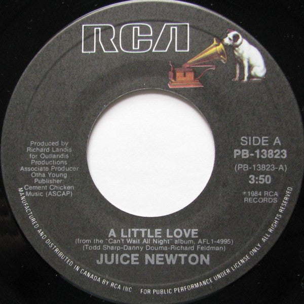 Juice Newton : A Little Love / Waiting For The Sun (7", Single)