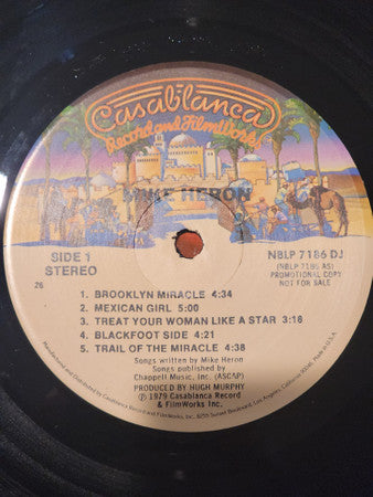 Mike Heron (2) : Mike Heron (LP, Album, Promo, 26)