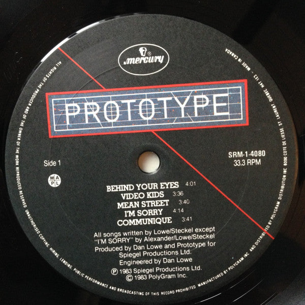 Prototype (22) : Prototype (LP, Album)