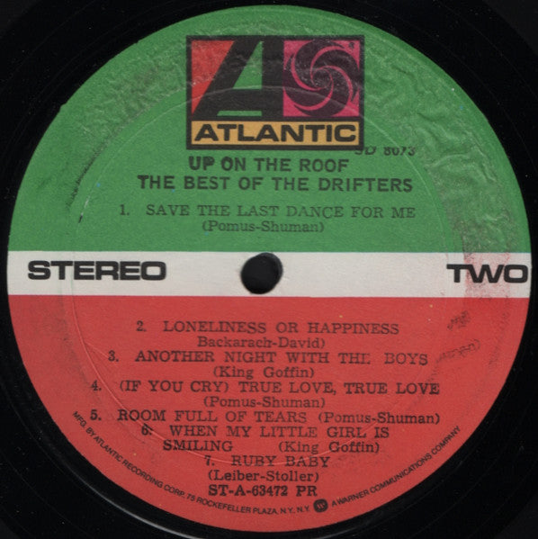 The Drifters : Up On The Roof - The Best Of The Drifters (LP, Album, Comp, RE)