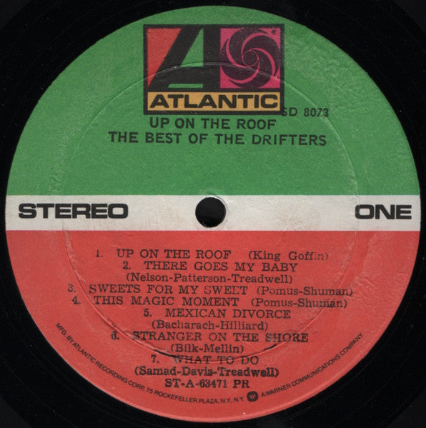 The Drifters : Up On The Roof - The Best Of The Drifters (LP, Album, Comp, RE)