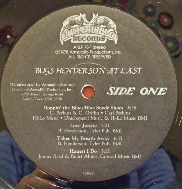 The Bugs Henderson Group : At Last (LP, Album)