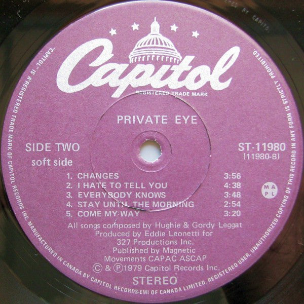 Private Eye (11) : Private Eye (LP, Album)