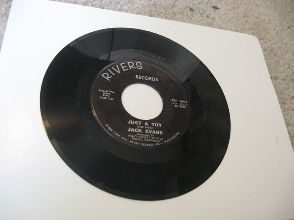 Jack Evans (14) : Lonesome Tonight (7", Single)