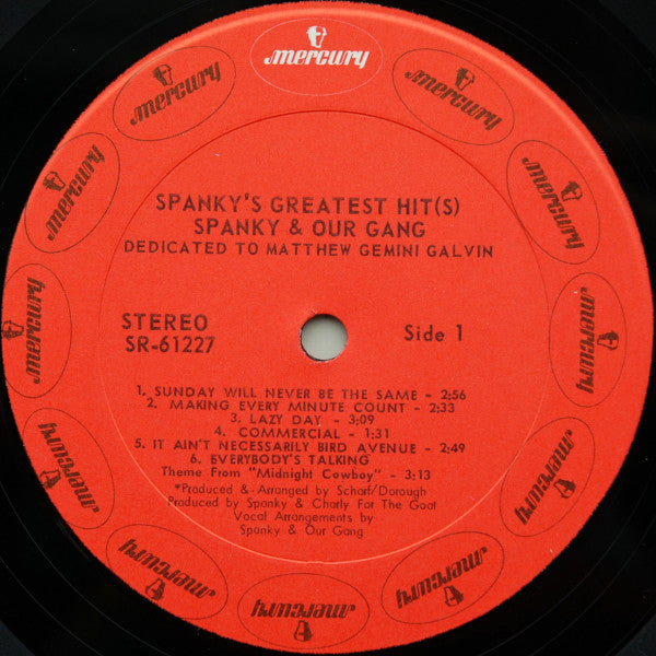 Spanky & Our Gang : Spanky's Greatest Hit(s) (LP, Comp, Mer)