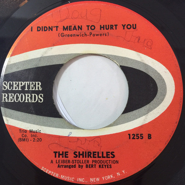 The Shirelles : Don't Say Goodnight And Mean Goodbye (7", Single)