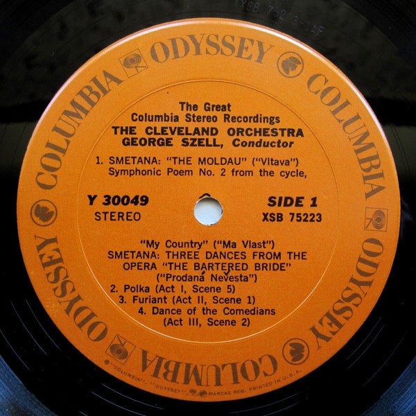 Smetana* / Dvořák* : Szell*, Cleveland Orchestra* : The Moldau, Three Dances From The Bartered Bride / Carnival Overture - Four Slavonic Dances (LP, RE, RM)