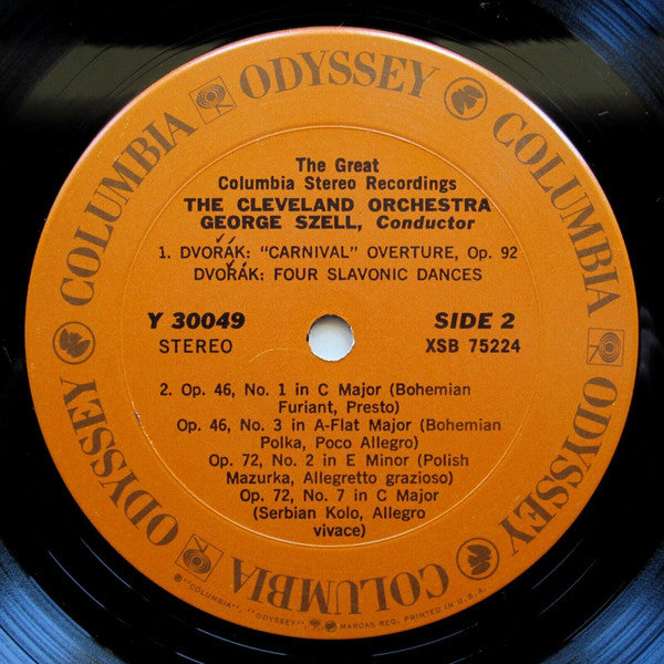 Smetana* / Dvořák* : Szell*, Cleveland Orchestra* : The Moldau, Three Dances From The Bartered Bride / Carnival Overture - Four Slavonic Dances (LP, RE, RM)
