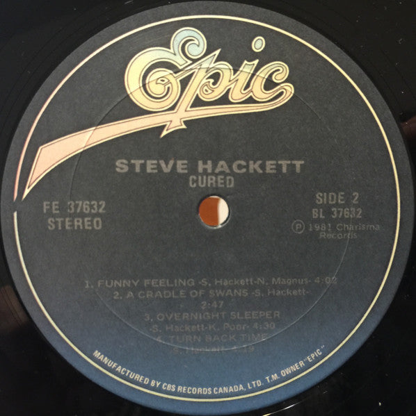 Steve Hackett : Cured (LP, Album)