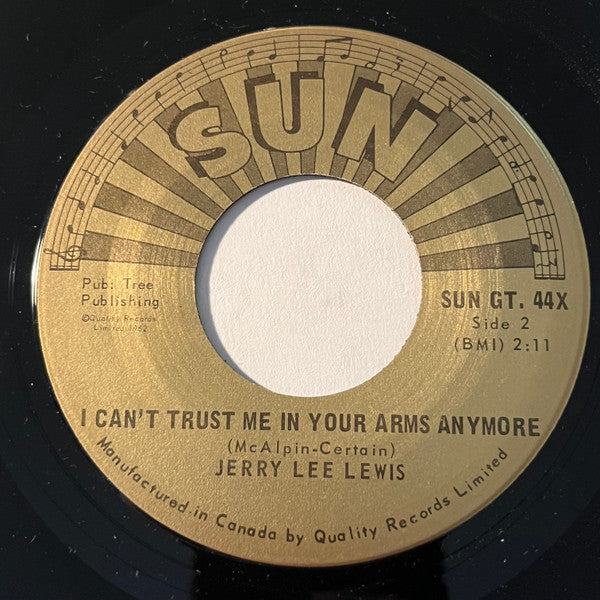 Jerry Lee Lewis : Good Golly Miss Molly / I Can't Trust Me In Your Arms Anymore (7", Single)