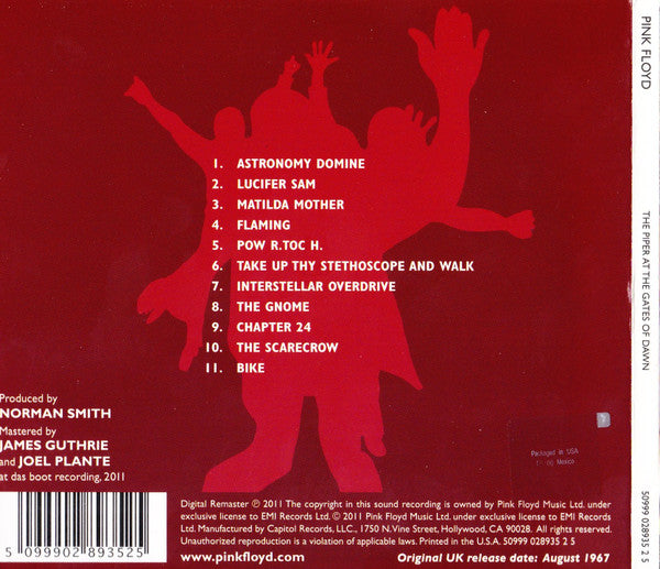 Pink Floyd : The Piper At The Gates Of Dawn (CD, Album, RE)