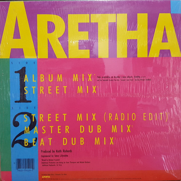 Aretha Franklin : Jumpin' Jack Flash (12", Maxi)