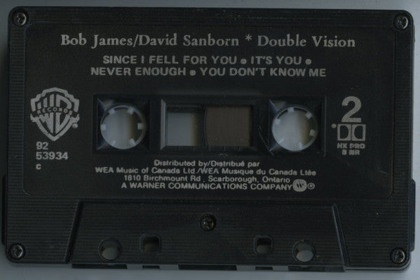 Bob James / David Sanborn : Double Vision (Cass, Album, Dol)