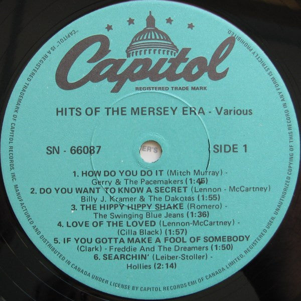 Various : Hits Of The Mersey Era - Volume One (LP, Comp, Mono)