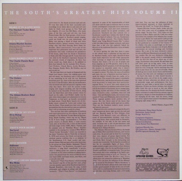 Various : The South's Greatest Hits Volume II (LP, Comp)
