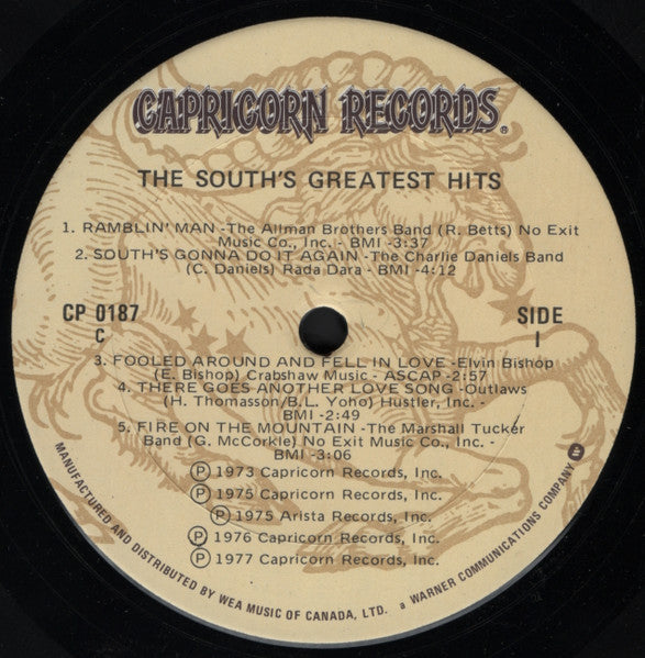 Various : The South's Greatest Hits (LP, Comp)