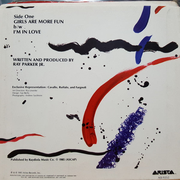 Ray Parker Jr. : Girls Are More Fun (7", Single)