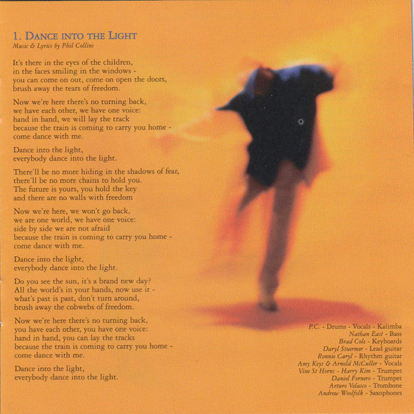 Phil Collins : Dance Into The Light (CD, Album, Club)