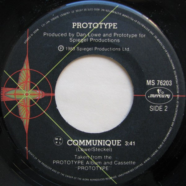 Prototype (22) : Video Kids / Communique (7", Single)