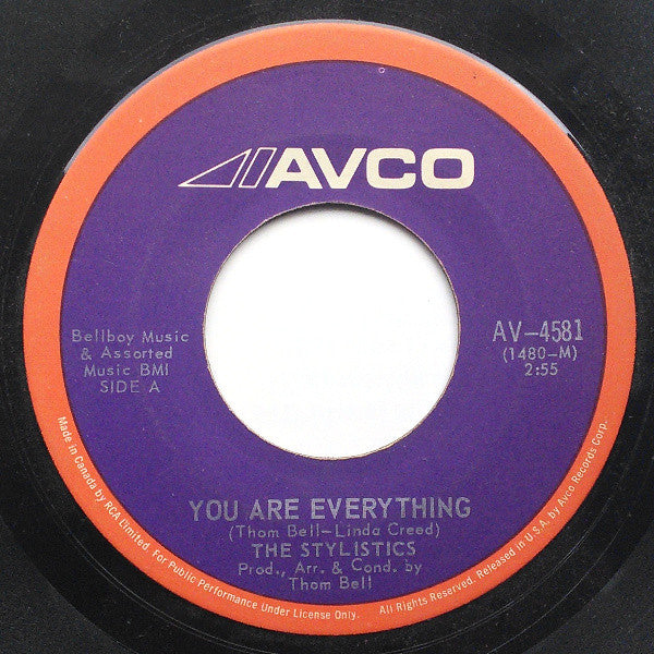 The Stylistics : You Are Everything (7", Single)