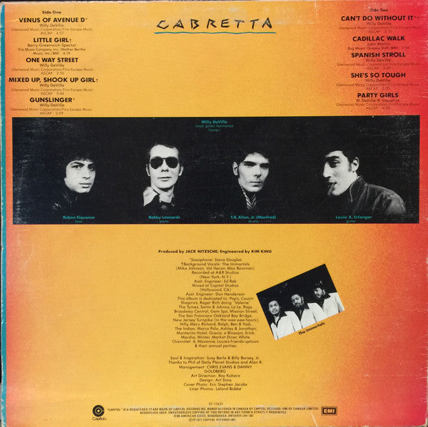 Mink DeVille : Cabretta (LP, Album)