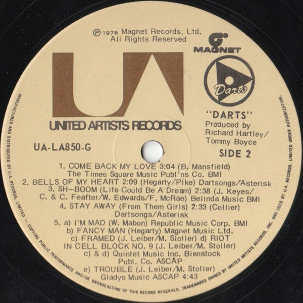 Darts : Darts (LP)