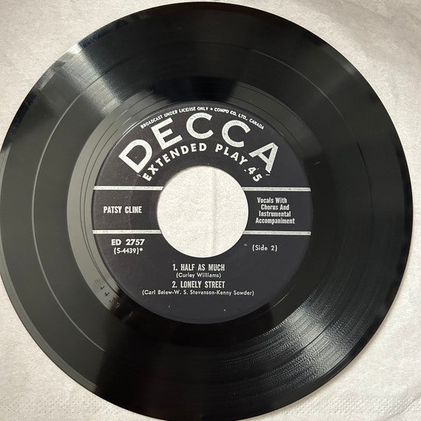 Patsy Cline : Leavin' On Your Mind (7", EP)