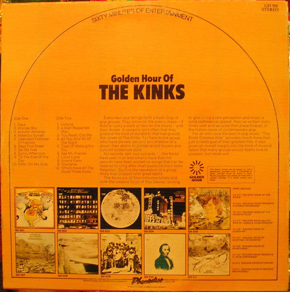 The Kinks : Golden Hour Of The Kinks (LP, Comp)