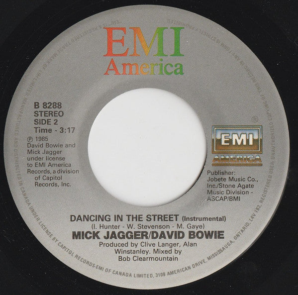 David Bowie, Mick Jagger : Dancing In The Street (7", Single)