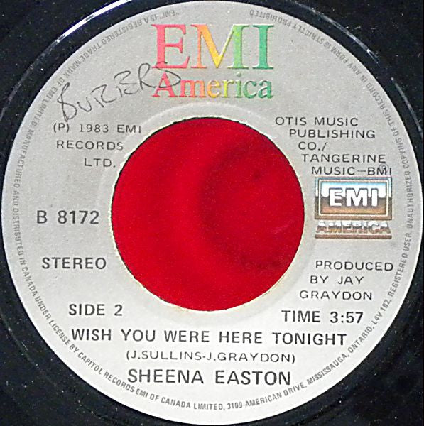 Sheena Easton : Telefone (Long Distance Love Affair) (7", Single)
