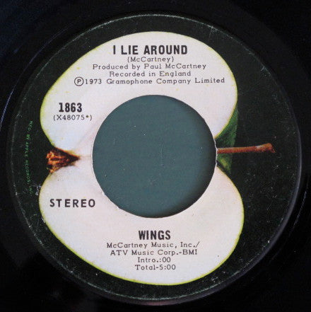 Wings (2) : Live And Let Die / I Lie Around (7", Single)