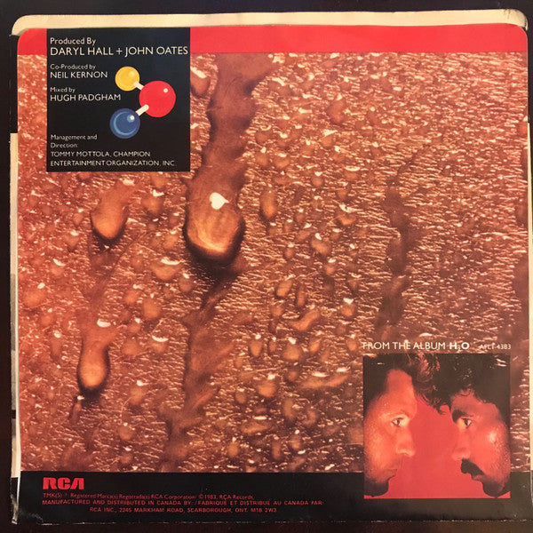 Daryl Hall & John Oates : One On One (7", Single)