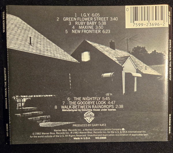 Donald Fagen : The Nightfly (CD, Album, Club, RE, DID)
