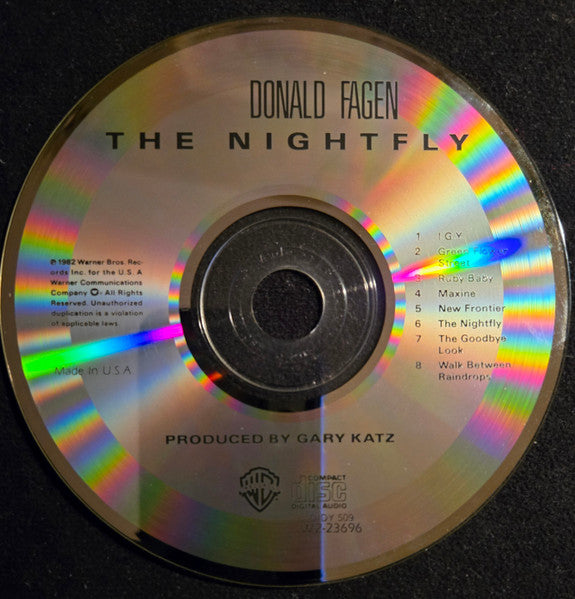 Donald Fagen : The Nightfly (CD, Album, Club, RE, DID)