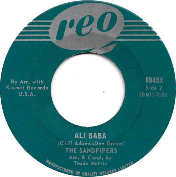 The Sandpipers (4) : Young Generation / Ali Baba (7", Single)