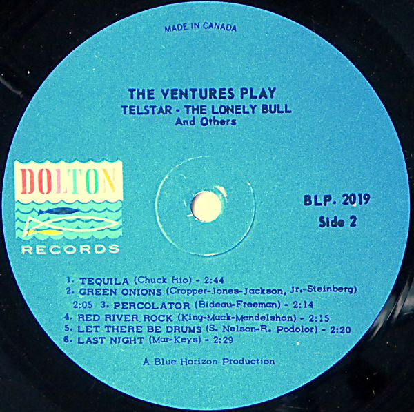 The Ventures : Play Telstar - The Lonely Bull And Others (LP, Album, Mono)