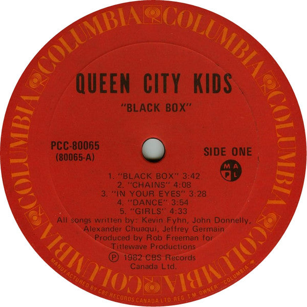 Queen City Kids : Black Box (LP, Album)