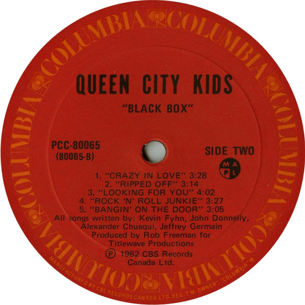 Queen City Kids : Black Box (LP, Album)
