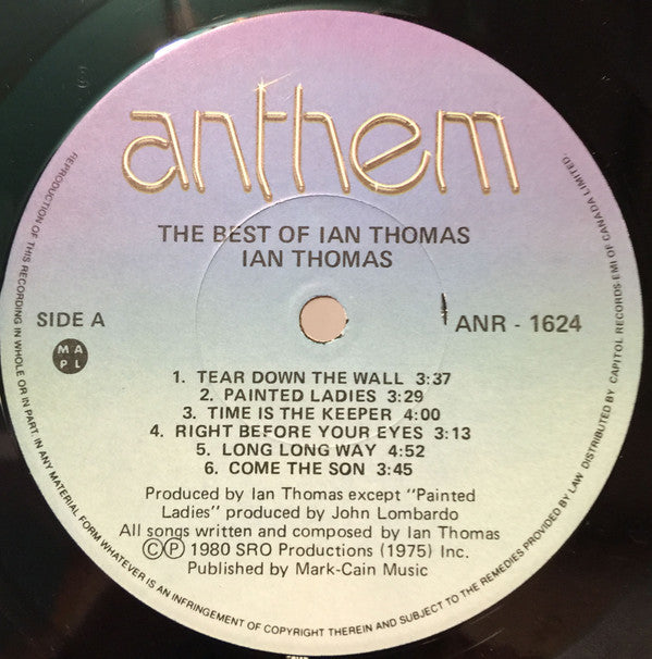 Ian Thomas (2) : The Best Of Ian Thomas (LP, Comp)