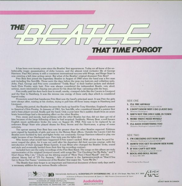 Pete Best Band : The Beatle That Time Forgot (LP, Album)