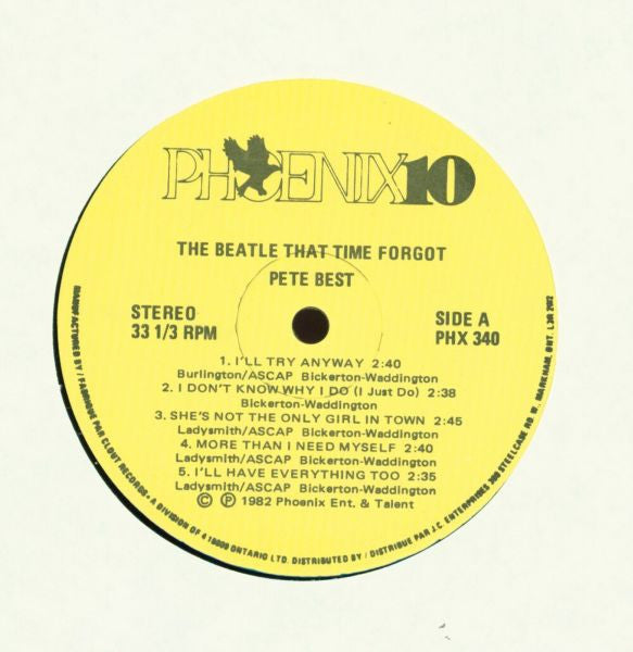 Pete Best Band : The Beatle That Time Forgot (LP, Album)